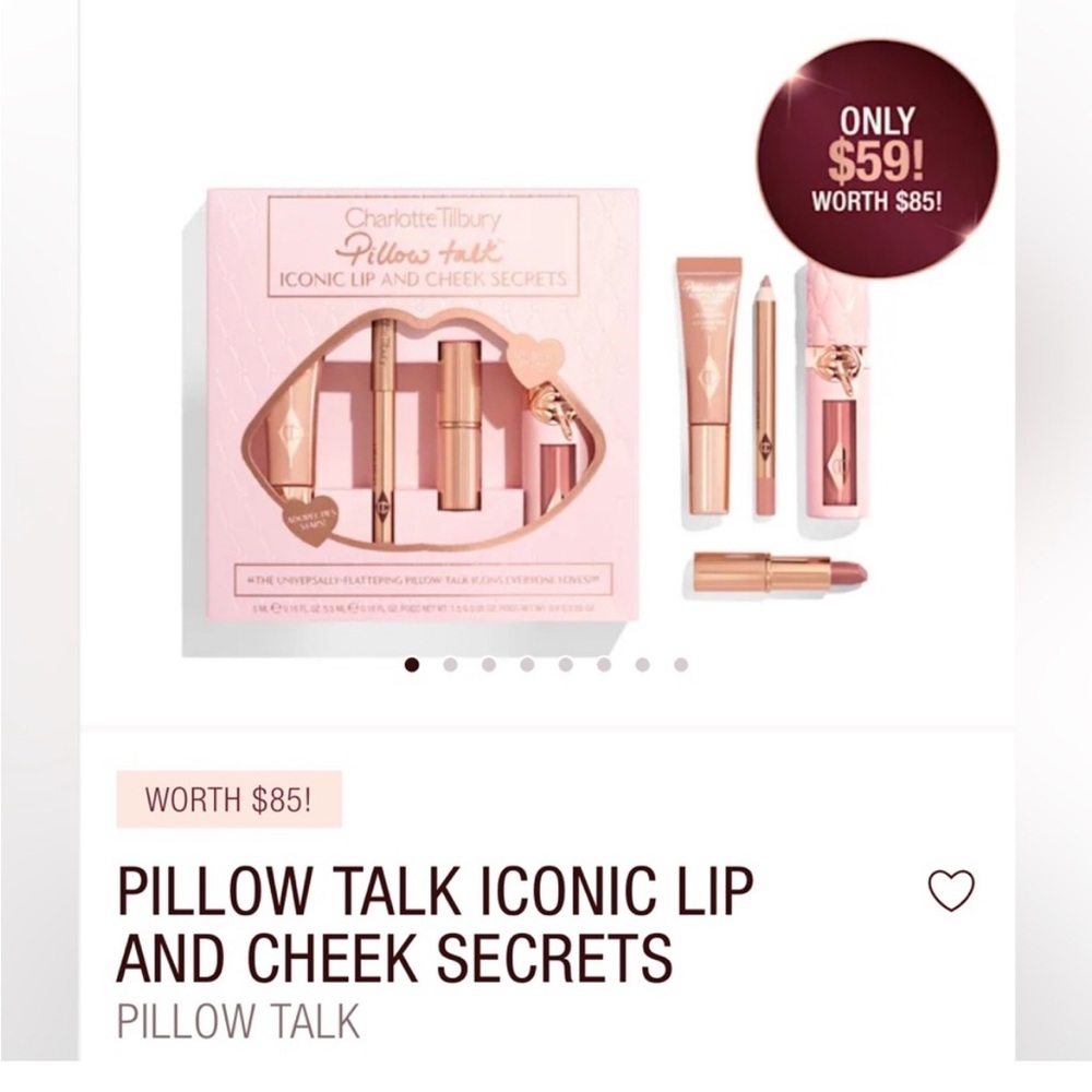 Charlette Tilbury set with liner